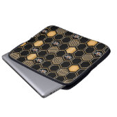 Honeycomb Pattern Laptopschutzhülle (Vorne Knopf)
