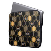 Honeycomb Pattern Laptopschutzhülle (Vorderseite Links)