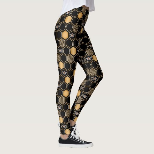 Honeycomb Pattern Leggings (Rechts)