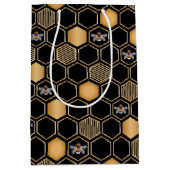 Honeycomb Pattern Mittlere Geschenktüte (Vorderseite)