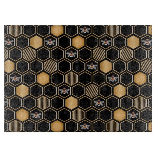 Honeycomb Pattern Schneidebrett (Vorderseite)