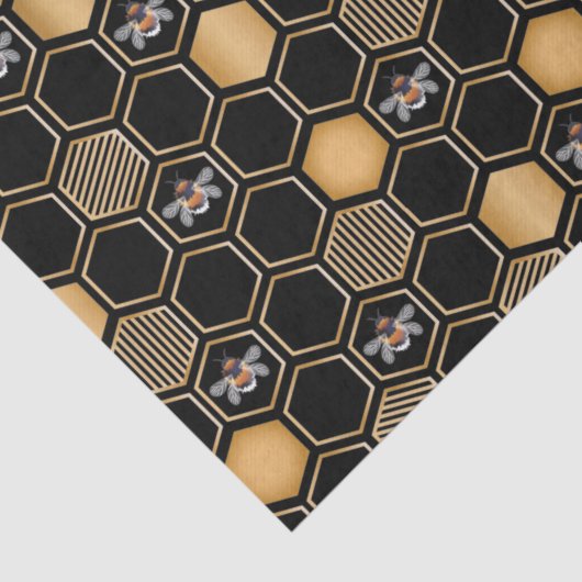 Honeycomb Pattern Seidenpapier (Detail)