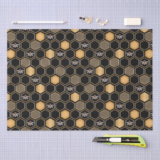 Honeycomb Pattern Seidenpapier (Handwerk)