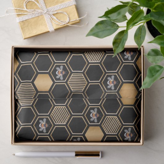 Honeycomb Pattern Seidenpapier (Geschenk)