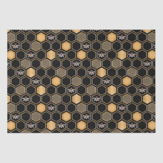 Honeycomb Pattern Seidenpapier (Vorderseite)