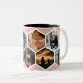Honeycomb Personalisiert Family Foto 9 Tasse (VorderseiteRechts)