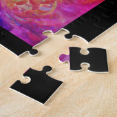 Honeycomb psychedelische digitale Kunst Puzzle (Seite)