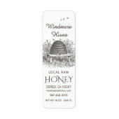 Honeycomb Skep Rücksendeadresse White (Vorne)