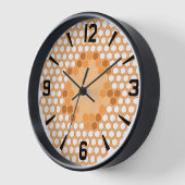 Honeycomb Wall Clock - Modern Bee Theme Hexagon Uhr (Winkel)