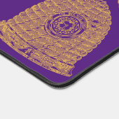 Honeycomb Wildlflower Lila Schreibtischunterlage (Ecke)