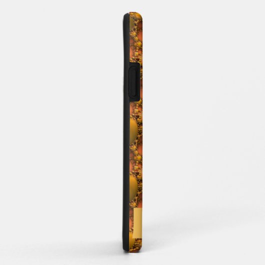 Honeycomb Yellow Fraktal Art Monogram Case-Mate iPhone Hülle (Hinten/Rechts)