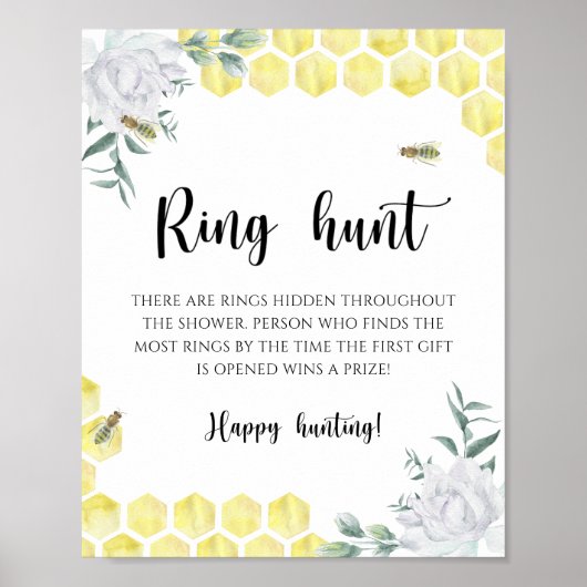 Honeycombbridal - Ringjagd Brautparty Poster (Vorne)