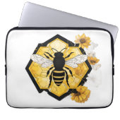 Honeycombe Bee Electronics Bag Laptopschutzhülle (Vorderseite)