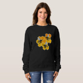 Honeycombs Bees Nature Wildlife Honey Premium Sweatshirt (Vorne ganz)