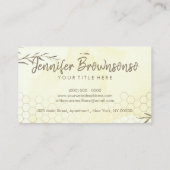 Honeycombs Visitenkarte (Rückseite)