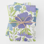 Honeydew, Lilac und Blue Gift Wrap Geschenkpapier Set (Beispiel)