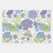 Honeydew, Lilac und Blue Gift Wrap Geschenkpapier Set (Vorderseite)