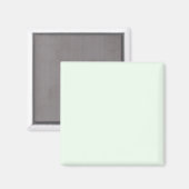 Honeydew Melon Green F0FFF0 Farbe mit Namensoption Magnet (Vorderseite/Rückseite)