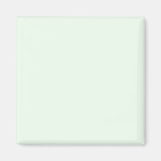 Honeydew Melon Green F0FFF0 Farbe mit Namensoption Magnet (Vorne)