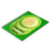Honeydew Melon Slices Notizblock (Linke Seite)