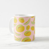 Honeydew Melons Fruchtmuster Flip Flops Kaffeetasse (Vorderseite Links)