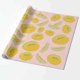 Honeydew Melons Fruchtmuster Geschenkpapier