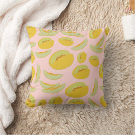 Honeydew Melons Fruchtmuster Kissen