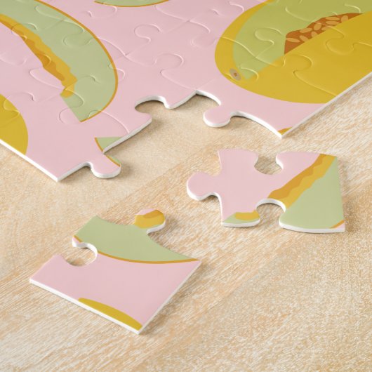 Honeydew Melons Fruchtmuster Puzzle (Seite)