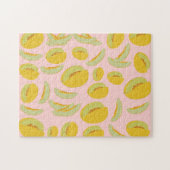 Honeydew Melons Fruchtmuster Puzzle (Horizontal)