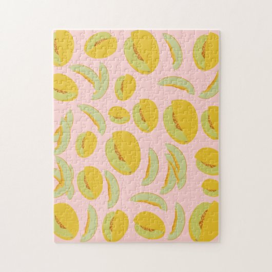 Honeydew Melons Fruchtmuster Puzzle (Vertikal)