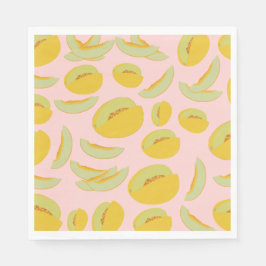 Honeydew Melons Fruchtmuster Serviette