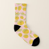 Honeydew Melons Fruchtmuster Socken (Links - Innen)