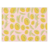 Honeydew Melons Fruchtmuster Tischdecke (Vorderseite (Horizontal))