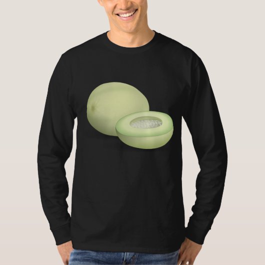 Honeydew Summer Melon Fruit Fun T-Shirt (Vorderseite)