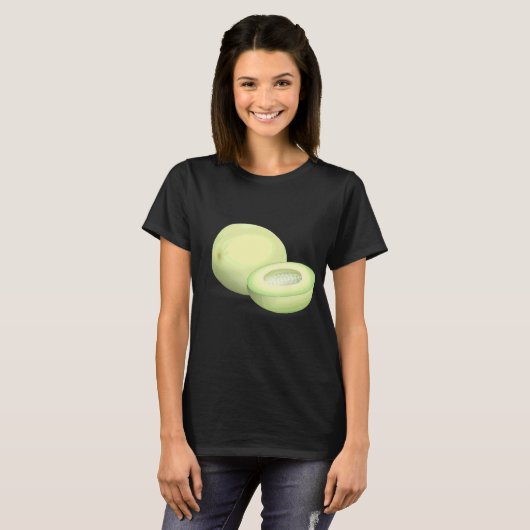 Honeydew Summer Melon Fruit Fun T-Shirt (Vorne ganz)