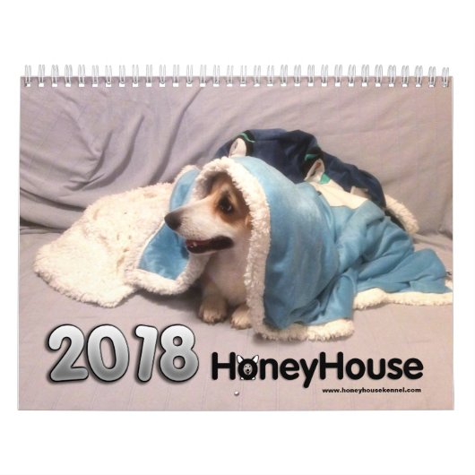 HoneyHouse Corgis-Kalender für 2018 Kalender (Titelbild)