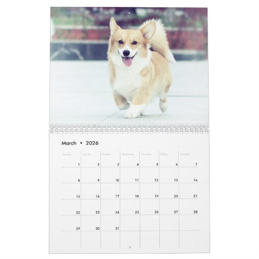 HoneyHouse Corgis-Kalender für 2018 Kalender (Mär 2026)