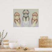 Honeylight-Triade Poster (Küche)
