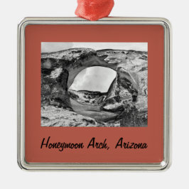 Honeymoon Arch Christmas Arch Gerahmt Metal Namen Ornament Aus Metall