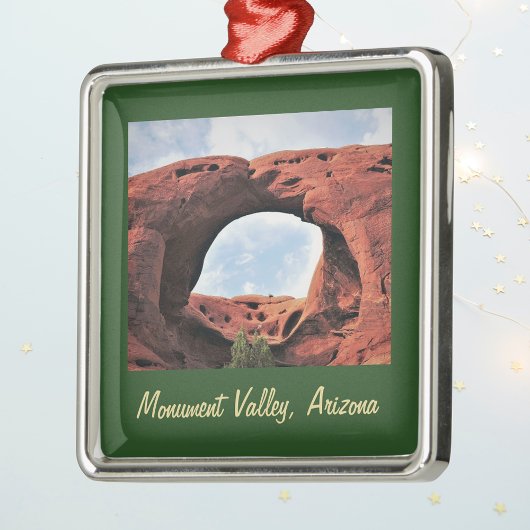Honeymoon Arch Monument Valle Ornament Aus Metall