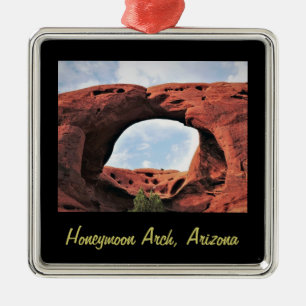 Honeymoon Arch Weihnachtsbogen Silber Farbe Gerahm Ornament Aus Metall