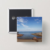 Honeymoon Bay, Coles Bay, Freycinet National Button (Vorne & Hinten)
