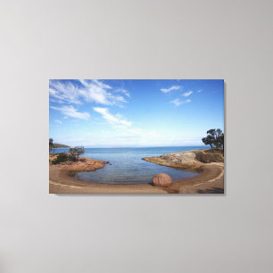 Honeymoon Bay, Coles Bay, Freycinet National Leinwanddruck