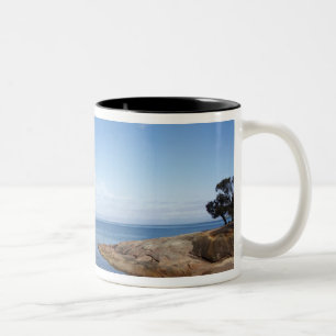 Honeymoon Bay, Coles Bay, Freycinet National Zweifarbige Tasse