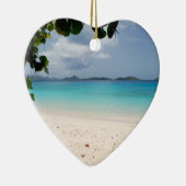Honeymoon Bay, St. John USVI Keramik Ornament (Rechts)