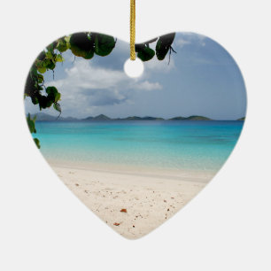 Honeymoon Bay, St. John USVI Keramik Ornament