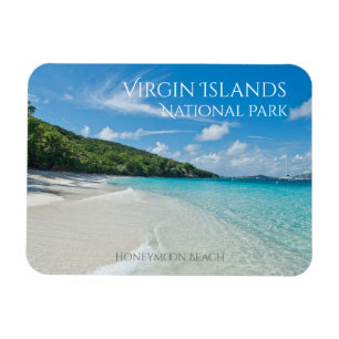 Honeymoon Beach, St. John Island, Jungfrau Islands Magnet
