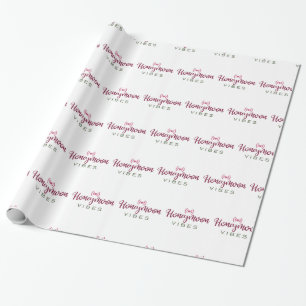 Honeymoon Couple Design Honeymoon Vibes Geschenkpapier