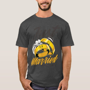 Honeymoon Couple Matching Just Married T-Shirt