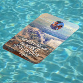 Honeymoon Cruise Blue PERSONALIZE Foto Magnet